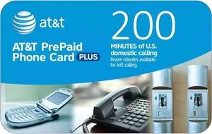 AT&T Phone Card - partially used 186 minutes left - Picture 1 of 1