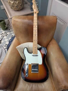 Fender Left Handed Telecaster Player Series Electric Guitar Sunburst & Hardcase - Picture 1 of 9