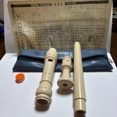 Yamaha Grabadora 2081 Estilo Barroco Estuche Crema Usado nn3 - Imagen 1 de 4