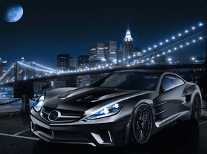 Fotomural-MANHATTAN CAR II-(414P)-350x260cm-7 Carriles 50x260cm-New York Auto XXL - Imagen 1 de 1