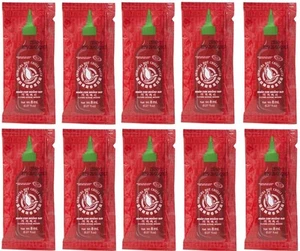 10x salsa de chile Sriracha a 8 ml salsa de chile súper nítida hot spicy FLYING GOOSE - Imagen 1 de 2
