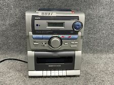 Sanyo CWM-470 Portable Boombox Stereo CD/Cassette/ AM/FM Player