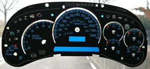 2004-2005 GM TRUCK 1500, 2500, 3500 GAS OVERLAY/FACEPLATE (MPH) - Picture 1 of 2