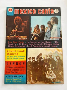 LED ZEPPELIN 1971 MEXICO CANTA Magazine JOHN LENNON very rare BEAUTIFUL TOP - Picture 1 of 3