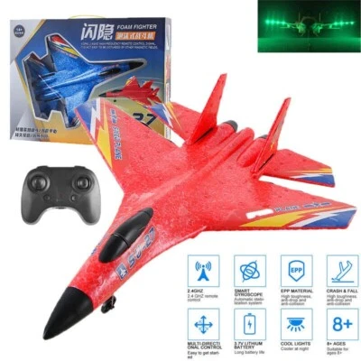 Avión de combate SU27 planeador RC ala fija control remoto drones avión RTF Foto 1 de 4