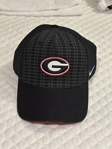 NIKE Heritage 86 Georgia Bulldogs Huesos de Perro, Sombrero/Gorra Negro Ajustable - Imagen 1 de 11