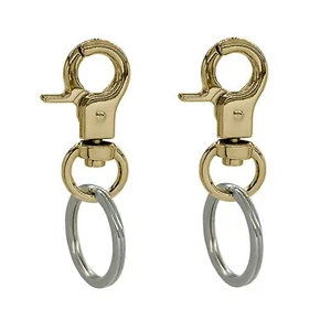 Dog Tag Clips 2 Pack Easy Change for Pet ID Tag Quick Clips Small Medium Larg... - Picture 1 of 7