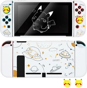 Grip Case Controller per Nintendo Switch 1, Antiscivolo Ammortizzatore Bianco - Foto 1 di 8