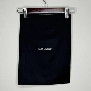 YSL Yves Saint Laurent Dust Bag Drawstring Pouch 16”x12” Black - Picture 1 of 3