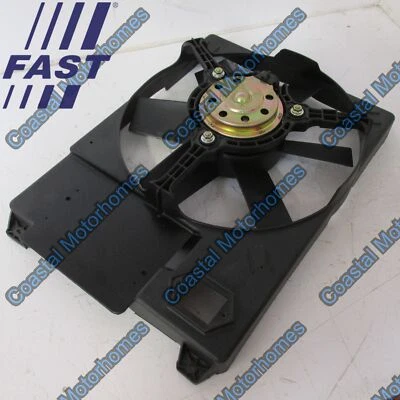 Fits Fiat Ducato Peugeot Boxer Citroen Relay Radiator Fan Without Air Con 94-06 - Image 1 of 3