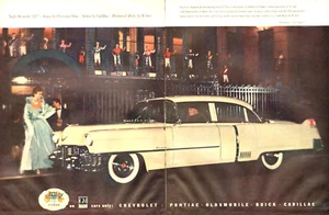 1954 Classic Car AD CADILLAC Fleetwood 4 dr SEdan , Dior Evening Gown 062518 - Picture 1 of 1