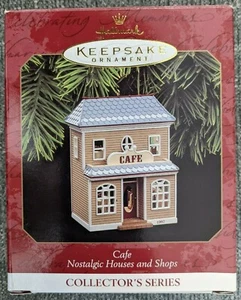 HALLMARK KEEPSAKE ~ CAFE ~ 14th IN NOSTALGIC HOUSES & SHOPS SERIES 1997 - Picture 1 of 2