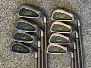 Set Vintage Ladies Callaway Big Bertha Irons 3-PW Ladies Gems Graphite Shafts - Picture 1 of 16