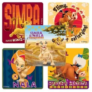 25 Disney Löwe König Hakuna Matata Aufkleber Party Gefallen Lehrer Versorgung Simba Nala - Bild 1 von 1