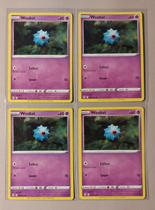 4x Woobat 068/203 Pokemon card Evolving Skies common NM - Picture 1 of 1