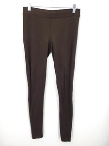 Vince Legging Pants Womens Medium Brown Pull On Casual Career Modern Stretch - Picture 1 of 10