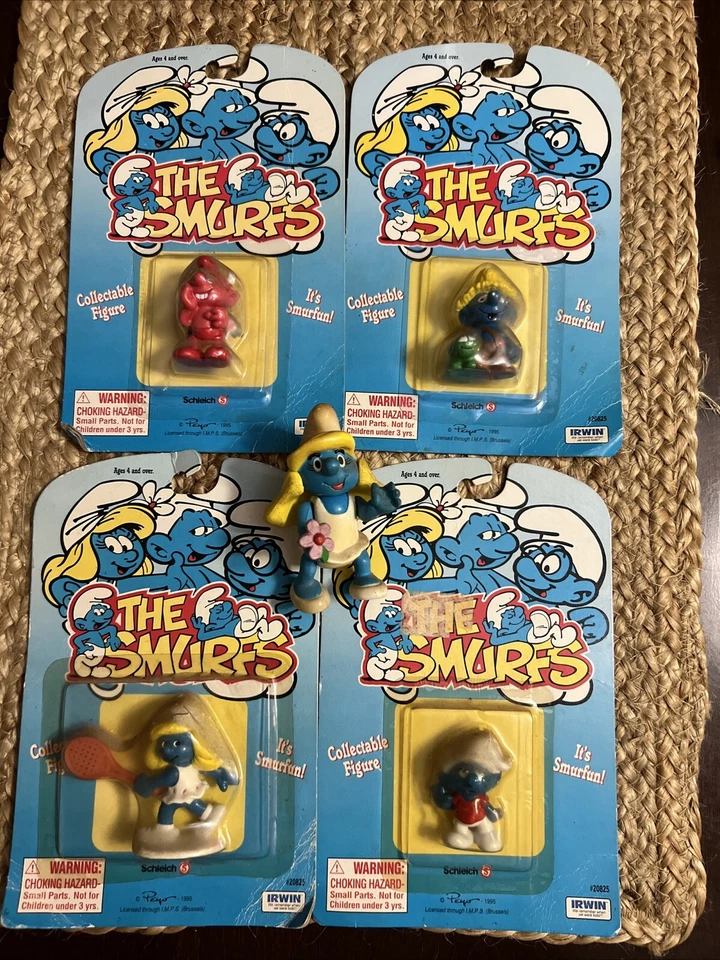 The Smurfs Azrael Cat Smurf Toy Figure Irwin Peyo 1995 #20825 20825