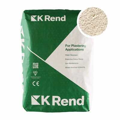 K-Rend K1 Silicone Scraped Render Buttermilk X 40 Bags - Covers 40m2 NEW • 847£