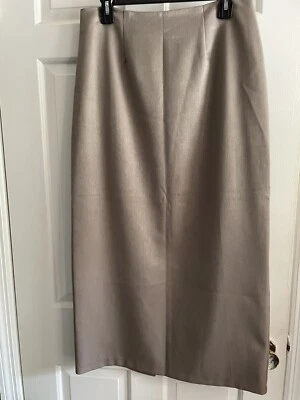 Traje de negocios vintage My Michelle falda tostada chaqueta cremallera frontal Foto 1 de 4