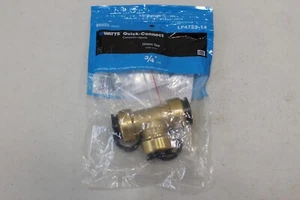 WATTS 3/4"X3/4"X3/4" LF4723-14 brass quick connect union tee lead free - Bild 1 von 5