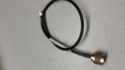 Lot 2 US MADE  1.5 ft  RG-58  SMA Male to N Male   (50 ohm) Coax  Cable  18 in. - Image 1 of 3