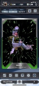 Topps Star Wars Digital Card Trader Tier 10 - Green Hyperspace Robonino S3 - 20c