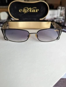 Vintage CAVIAR Sunglasses. Rhinestones. Metal frames. Beautiful pair. Very Rare! - Picture 1 of 14