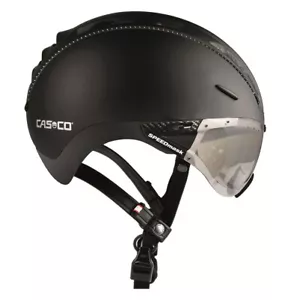 Casco bicicletta con visiera Casco Roadster Plus nero XL 60-63 cm - Foto 1 di 6