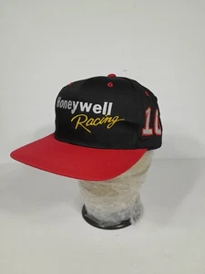 Vintage 90s Nascar HONEYWELL Racing  Crew  Phil Parsons # 10 Snapback Hats Nwot - Picture 1 of 6