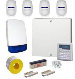 Sistema de alarma antirrobo con cable Kit PRO LCD Teclado AMIGABLE CON MASCOTAS hasta 24Kg PIRs - Imagen 1 de 2