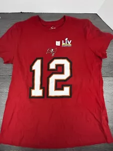 Tom Brady Tampa Bay Buccaneers Nike T-Shirt Super Bowl LIV Size Men Large NWOT - Picture 1 of 7