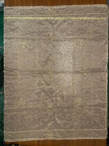 Embroidered Sheer Table Topper Runner, various sizes, shapes & colors - Picture 1 of 5