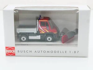 Busch 50914 Unimog U 430 Feuerwehr Schneeräumer 1:87 wie NEU! OVP 1703-31-40 - Bild 1 von 2