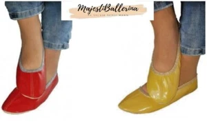 MajestiBallerina Schläppchen Gymnastikschuhe Turnschläppchen luxury brokat look - Bild 1 von 4