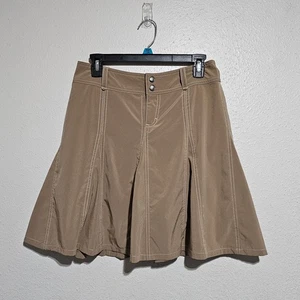 Athleta Whatever A Line Skort Style # 683764 braun bescheiden Outdoor Damen 2 - Bild 1 von 9