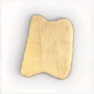Genuine Sheepskin Luxury Bath Mat Natural Cream Soft Wool Premium Quality - Picture 1 of 4
