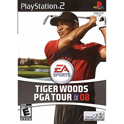 Tiger Woods PGA Tour 08 For PlayStation 2 PS2 Golf Very Good 6E - Image 1 of 3
