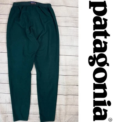 Pantalones Patagonia Vintage Años 90 Polar Capilene Capa Base Verde Talla Grande *Defecto Foto 1 de 4