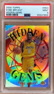 Kobe Bryant PSA GRADED RAINBOW HOLO FOIL RARE SP 🔥TOPPS Insert LAKERS JERSEY #8 - Picture 1 of 2