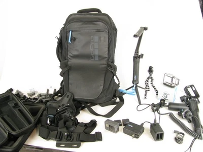 GoPro Hero 5 Black + Weather-Resistant Backpack + Gimbal + Tripods + Battery Kit - Image 1 of 4
