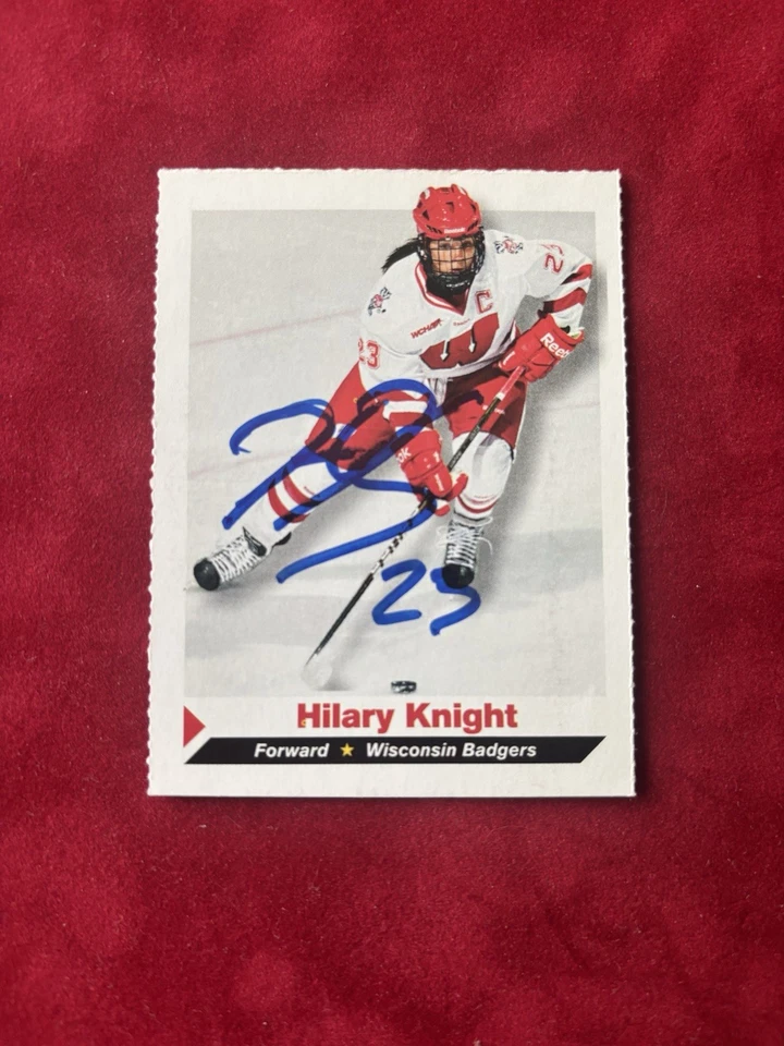 HILARY KNIGHT ROOKIE SIGNED AUTHENTIC Sports Illustrated for Kids SI USA Hockey - Imagem 1 de 1