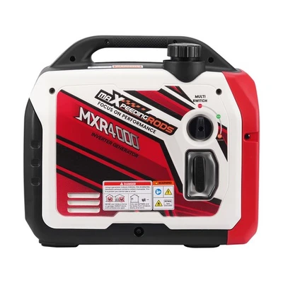 Bluetooth Inverter Generator 4KW Max Portable Petrol Digital Meter for Camping - Image 1 of 4