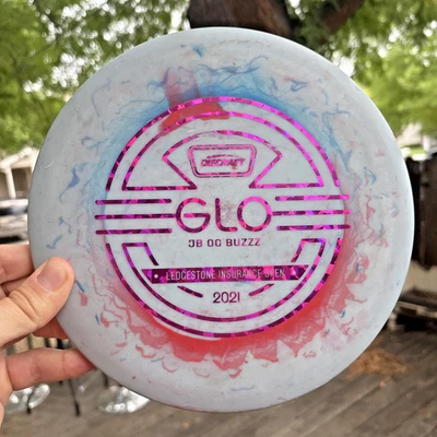 Discraft Glo Jawbreaker OG Buzz - 2021 Ledgestone 180g Used - Image 1 of 4