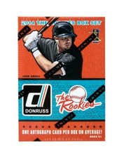2014 Donruss The Rookies Baseball Factory Sealed Set Autograph in every Box 