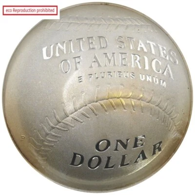 USA 2014 1 Dollar Silver Coin PCGS PR69DCAM Baseball Hall of Fame Pedro Martinez - Image 1 of 4