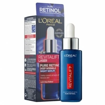 L'Oreal Paris Revitalift Laser 0.2% Pure Retinol Night Serum 30ml - image 1 of 3