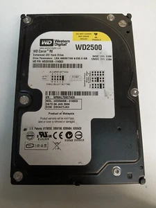 Western Digital WD Caviar RE WD2500SB-01KBC0 250GB Enhanced IDE Hard Drive - Afbeelding 1 van 6