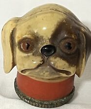 Vintage German Celluloid Pug Dog pencil sharpener