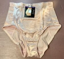 Women Control Panties Briefs EVA CERVANTES size L.satin Shiny Soft Sturdy Floral