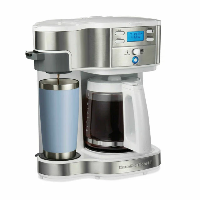Hamilton Beach 49933 2 Way Programmable 12 Cup Coffee Maker - White